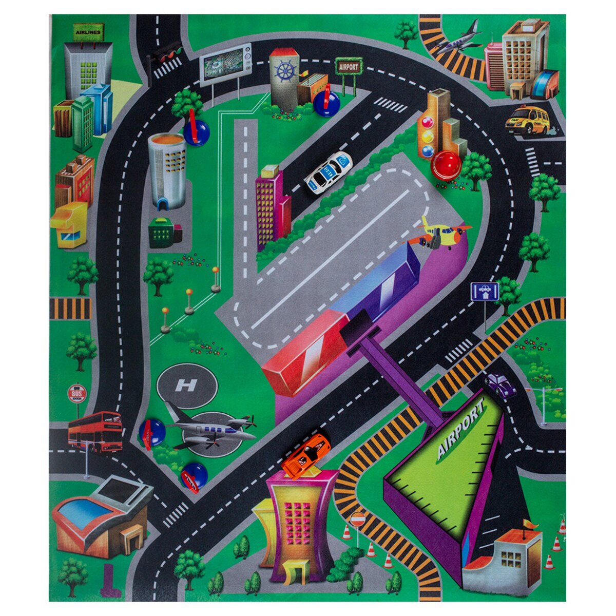 Covor Copii & Tineret Tapis de Jeu, Aeroport 70x80