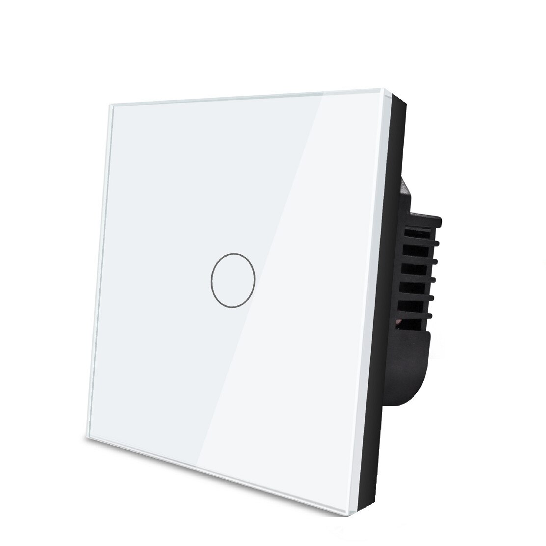 Intrerupator Smart simplu alb WiFi compatibil cu Alexa, Google Home, IFTTT