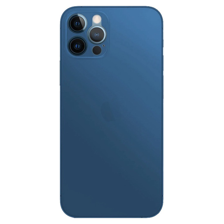 Кейс 0.3mm Apple iPhone 12 Pro, SILKASE, тънък, светло син цвят, матова пластмаса