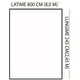 Perdea brodata, culoare alb/negru, Joc de linii by Liz Line, cu rejansa, 800x245cm- RD1038