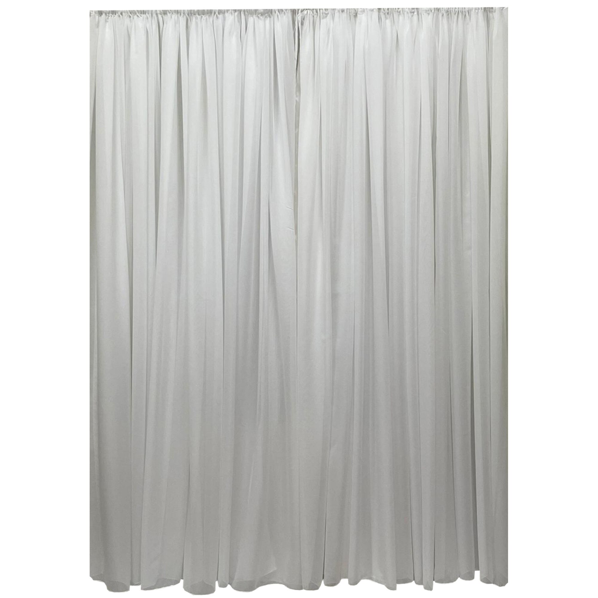 Perdea triplu voal alb 1000x245cm cu rejansa, by Liz Line - RD21510