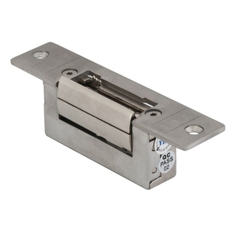Yala ingropata, electromagnetica, scurta, reversibila, 12V, cu buton de deblocare, REF1040G, Nadal Badal