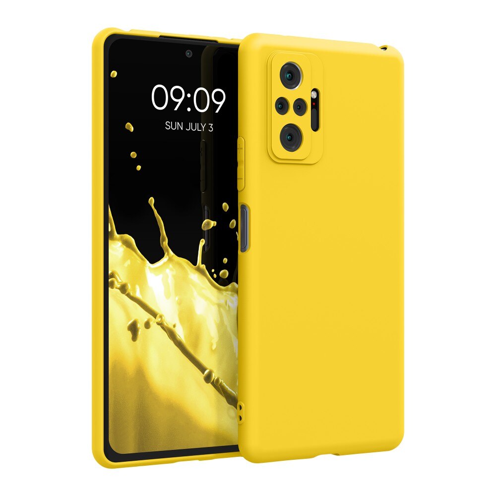 Husa pentru Xiaomi Redmi Note 10 Pro, Silicon, Galben, 54551.165