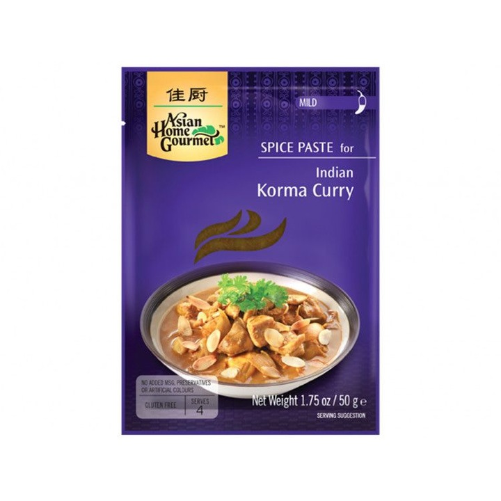 Sos indian pentru Korma Curry , 50g, Asian Home Gourmet