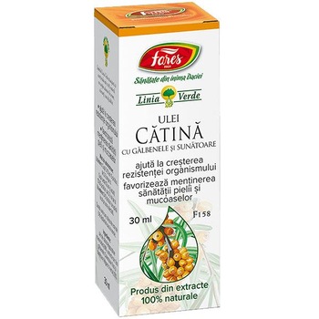 Ulei de Catina cu Galbenele si Sunatoare 30 mililitri Fares Ulei de Catina cu Galbenele si Sunatoare 30 mililitri Fares
