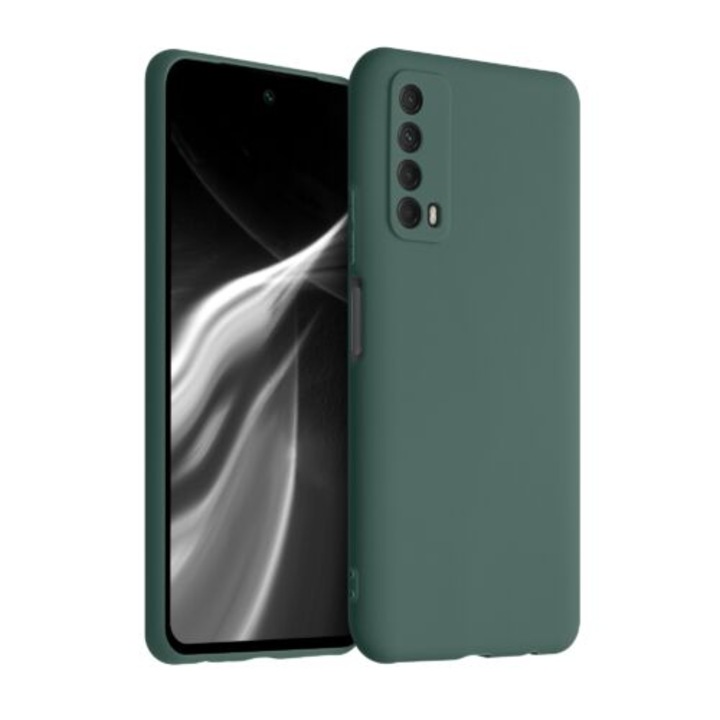 Кейс за Huawei P Smart (2021), Силиконов, Зелен, 53674.171