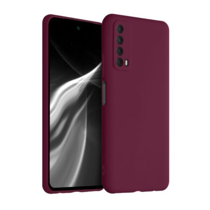 Кейс за Huawei P Smart (2021), Силиконов, Лилав, 53674.187