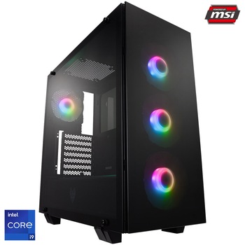 Sistem Desktop PC Gaming Serioux Powered by MSI cu procesor Intel® Core™ i9-11900 pana la 5.20GHz, 32GB DDR4, 1TB SSD M.2 PCIe + 2TB SSD SATA, Wi-Fi, GeForce® RTX 3070 8GB GDDR6, Microsoft Windows 10 Pro Sistem Desktop PC Gaming Serioux Powered by MSI cu procesor Intel® Core™ i9-11900 pana la 5.20GHz, 32GB DDR4, 1TB SSD M.2 PCIe + 2TB SSD SATA, Wi-Fi, GeForce® RTX 3070 8GB GDDR6, Microsoft Windows 10 Pro