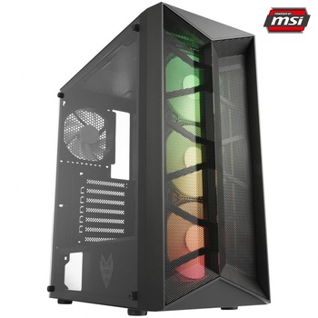 Sistem Desktop PC Gaming Serioux Powered by MSI cu procesor AMD Ryzen™ 5 3600 pana la 4.20GHz, 16GB DDR4, 1TB SSD M.2 PCIe, Radeon™ RX 6700 XT 12GB GDDR6, Microsoft Windows 10 Home Sistem Desktop PC Gaming Serioux Powered by MSI cu procesor AMD Ryzen™ 5 3600 pana la 4.20GHz, 16GB DDR4, 1TB SSD M.2 PCIe, Radeon™ RX 6700 XT 12GB GDDR6, Microsoft Windows 10 Home