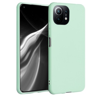 Husa pentru Xiaomi Mi 11 Lite 5G, Silicon, Verde, 54726.50 Husa pentru Xiaomi Mi 11 Lite 5G, Silicon, Verde, 54726.50