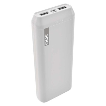 Powerbank Emos, Alpha, 20000 mAh ,alb Powerbank Emos, Alpha, 20000 mAh ,alb