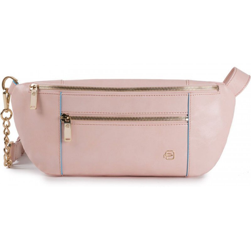 Borseta de brau ( marsupiu ) PIQUADRO, din piele naturala, CA5134B2/RO4, roz pal