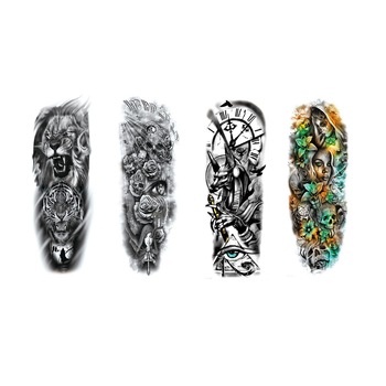Set 4 tatuaje temporare, Seria renastere,Full Arm Sleeve, 17 x 48 cm, Multicolor Set 4 tatuaje temporare, Seria renastere,Full Arm Sleeve, 17 x 48 cm, Multicolor