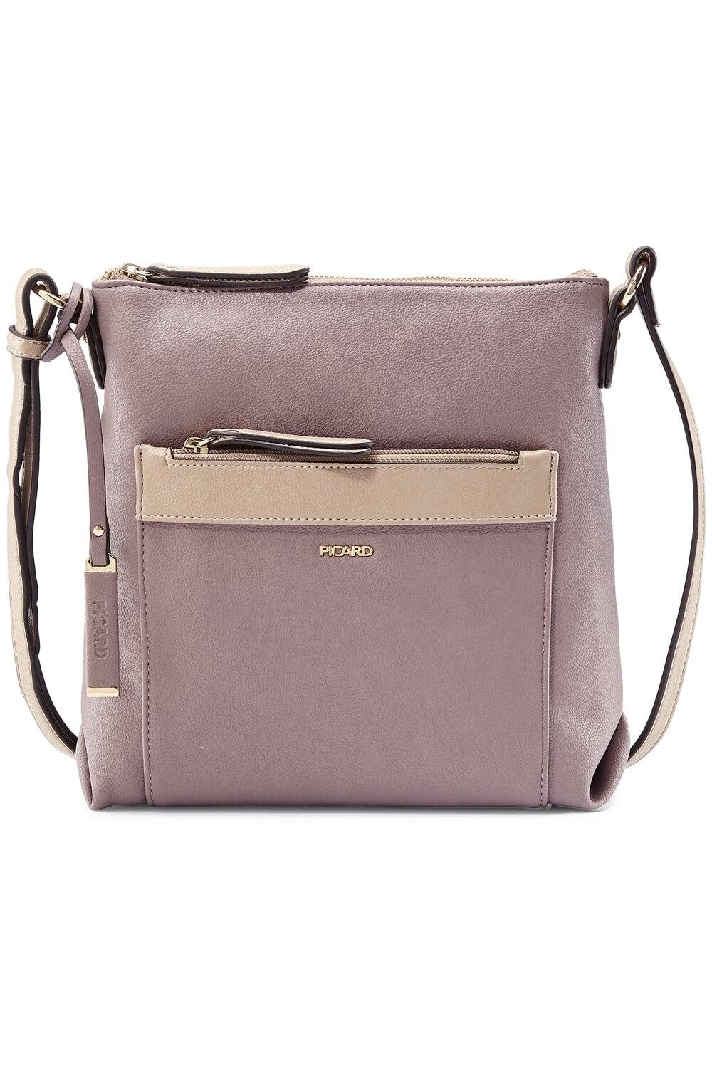 Geanta dama, PICARD, seria Mayla, piele ecologica, roz pudra