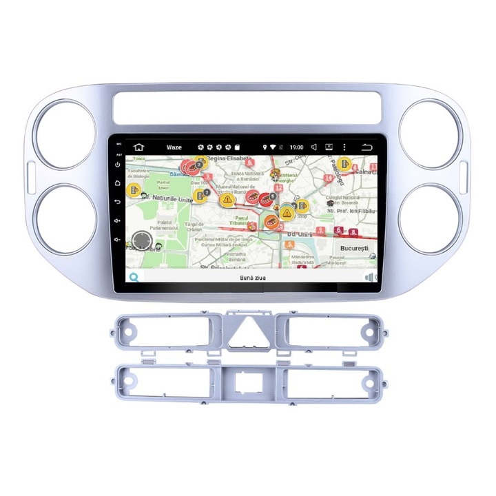 Sistem navigatie VW Tiguan 9", Wi-F i, Android, Bluetooth, procesor Octa-Core, 4GB memorie RAM,64GB memorie, slot cartela SIM, conexiune 4G interna