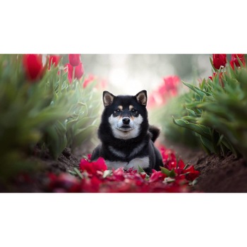 Tablou canvas 90x50 cm, Catei model 10 Tablou canvas 90x50 cm, Catei model 10