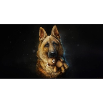 Tablou canvas 50x35 cm, Catei model 109 Tablou canvas 50x35 cm, Catei model 109