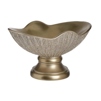 Fructiera din rasina ovala Golden 29 cm x 22 cm x 17 cm Fructiera din rasina ovala Golden 29 cm x 22 cm x 17 cm