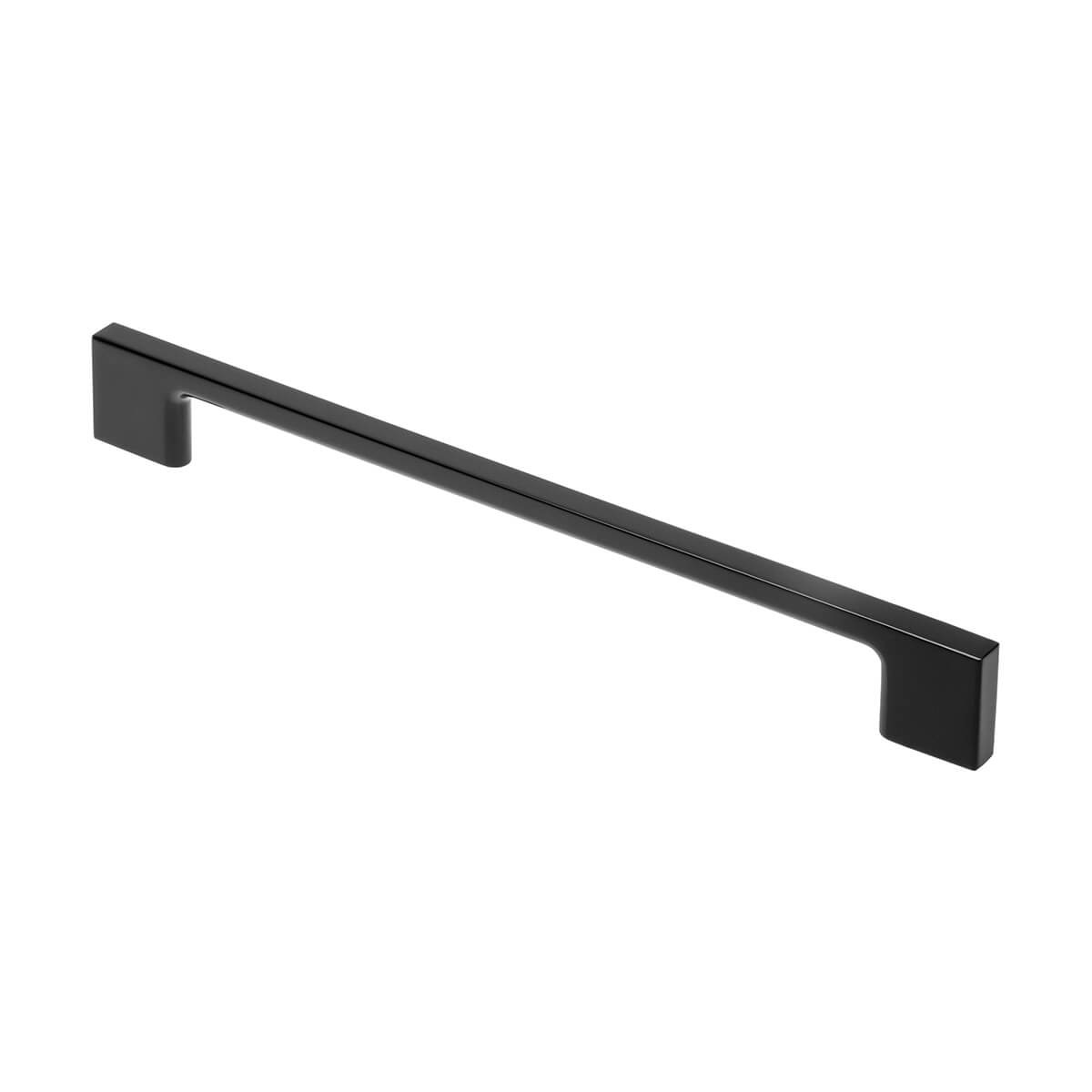 Maner 160 mm, negru mat, ZAMAK
