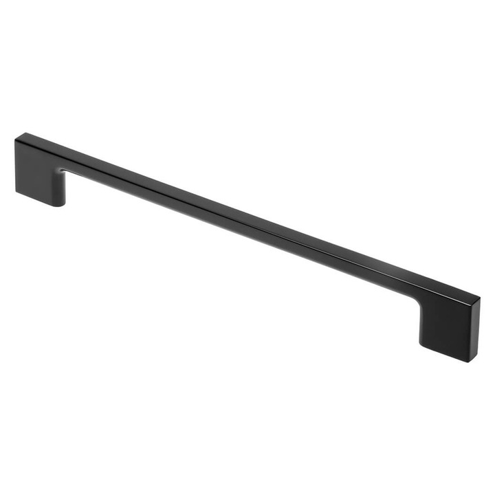 Maner 160 mm, negru mat, ZAMAK