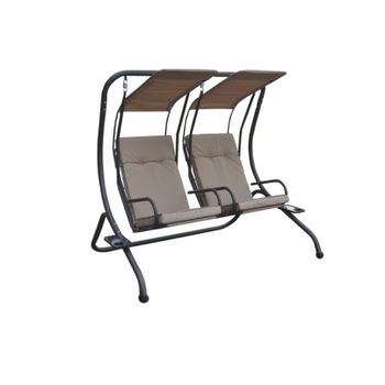 Balansoar de gradina,confort, suport de pahar,2 persoane,structura metal, 170 x 136 x 170 cm Balansoar de gradina,confort, suport de pahar,2 persoane,structura metal, 170 x 136 x 170 cm