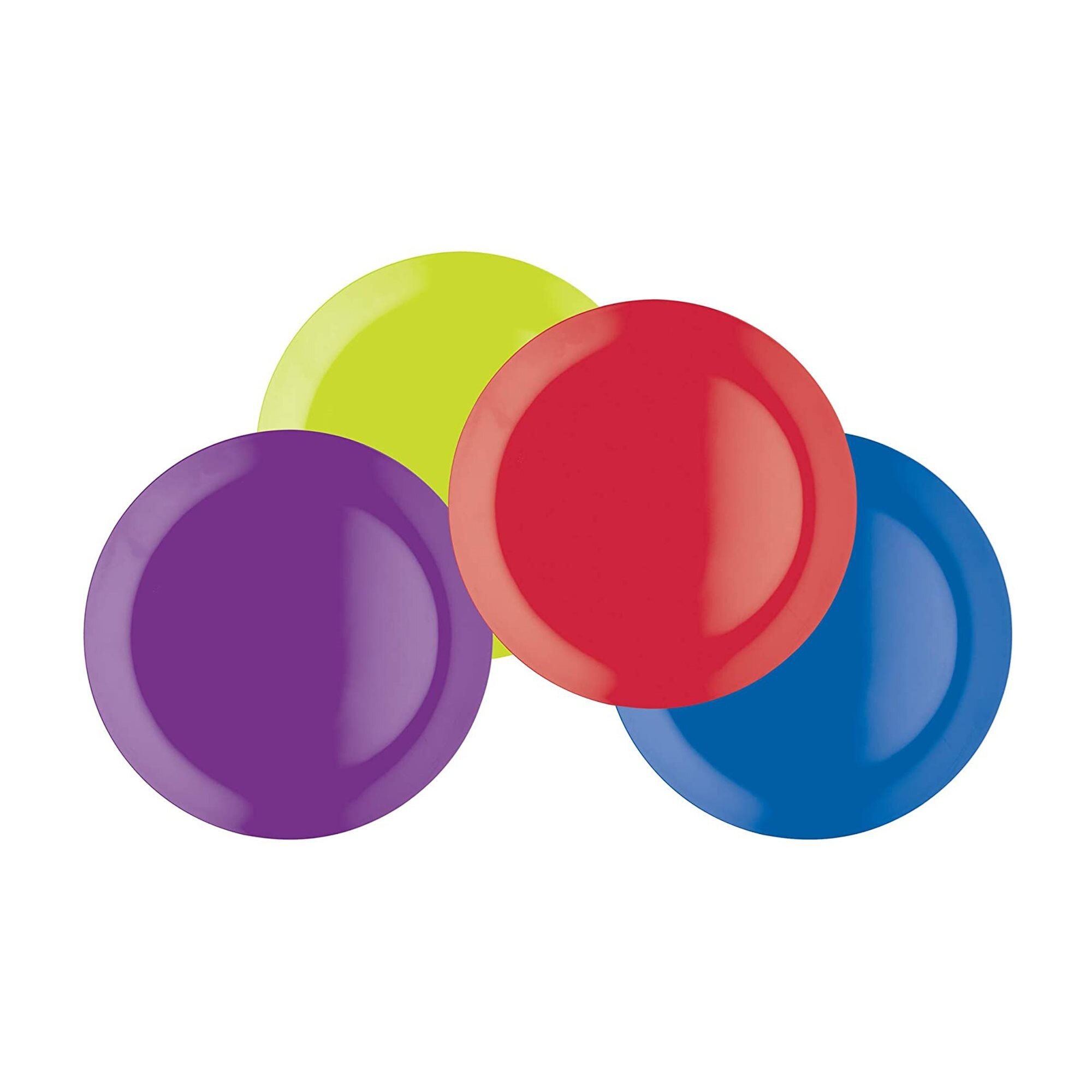 Set multicolor 4 farfurii melamina, 23 cm - Kitchen Craft