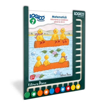 LOGICO -SET CU TABLITA - Matematica - Adunarea si scaderea pana la 20 LOGICO -SET CU TABLITA - Matematica - Adunarea si scaderea pana la 20