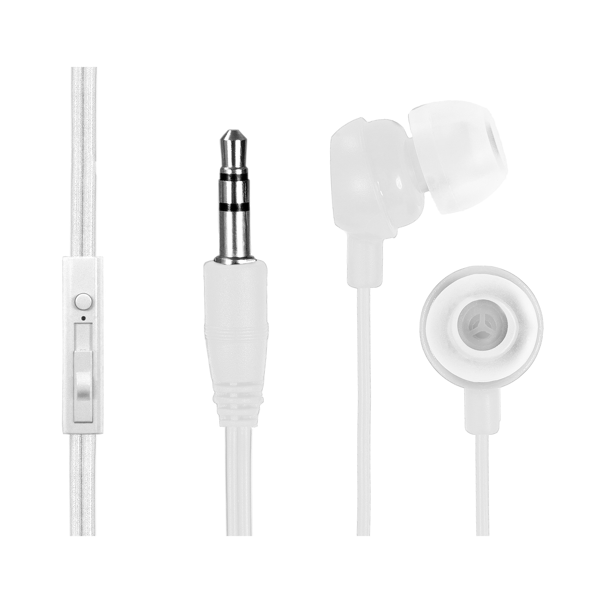 Casti audio cu microfon Freaky Sound e5 RE02287, Handsfree, Alb