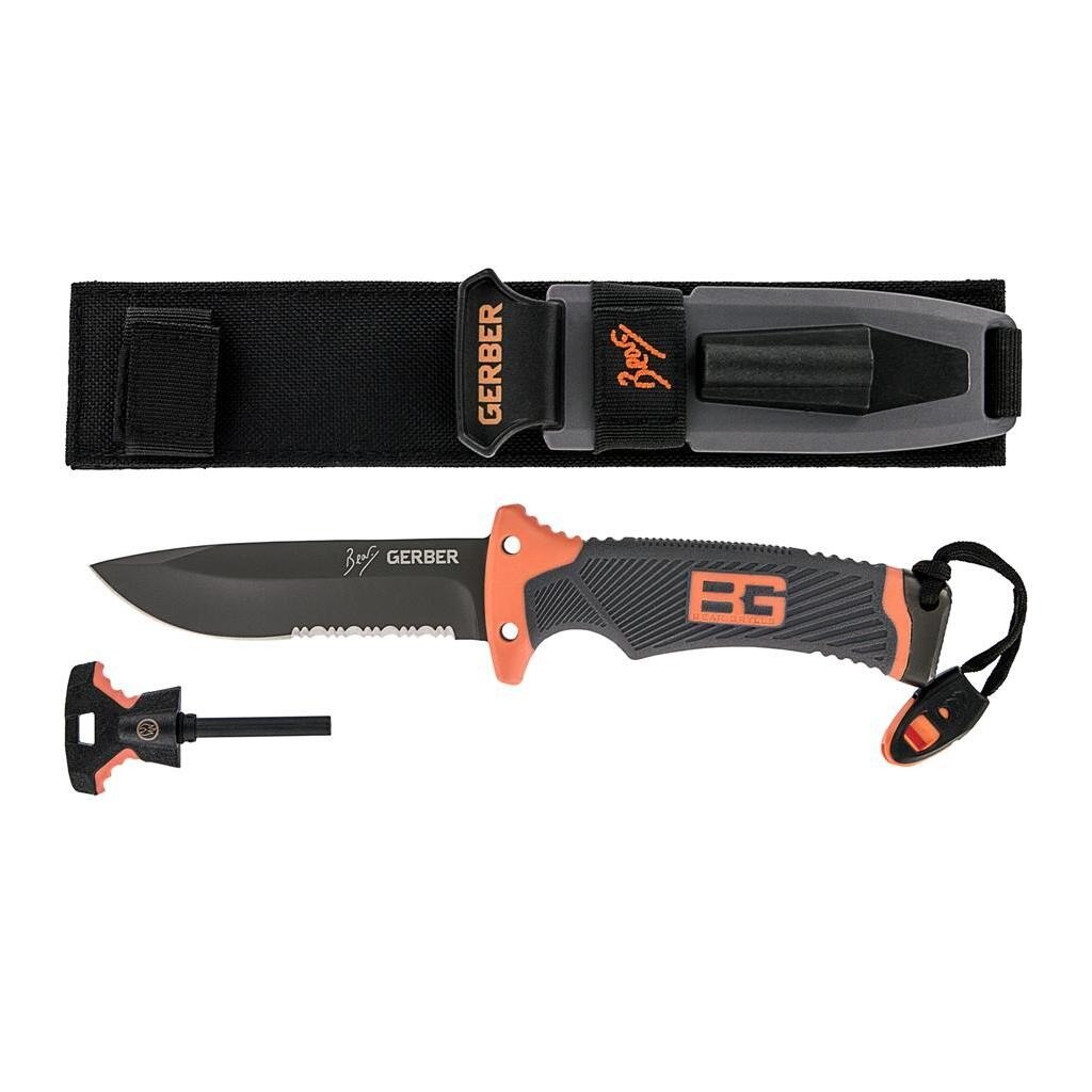 Cutit supravietuire Bear Grylls Ultimate lama partial zimtata