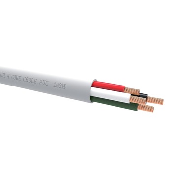Cablu boxe QED QX16/4 PVC White, bulk Cablu boxe QED QX16/4 PVC White, bulk