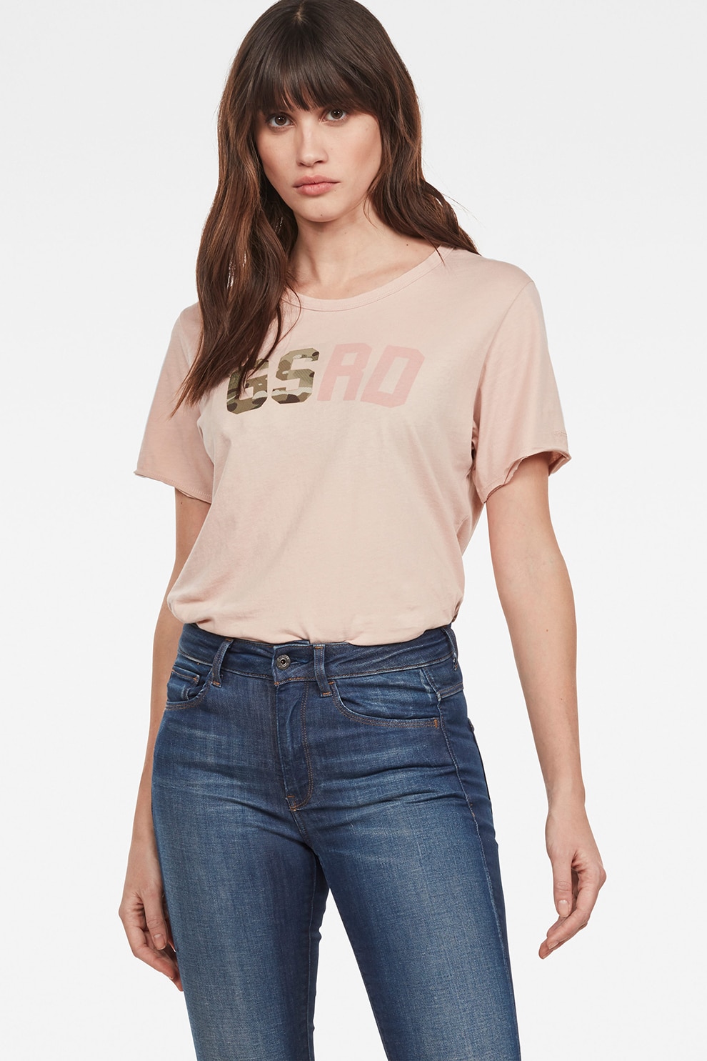 G-Star RAW, Tricou de bumbac organic Cairn, Piersica, XS
