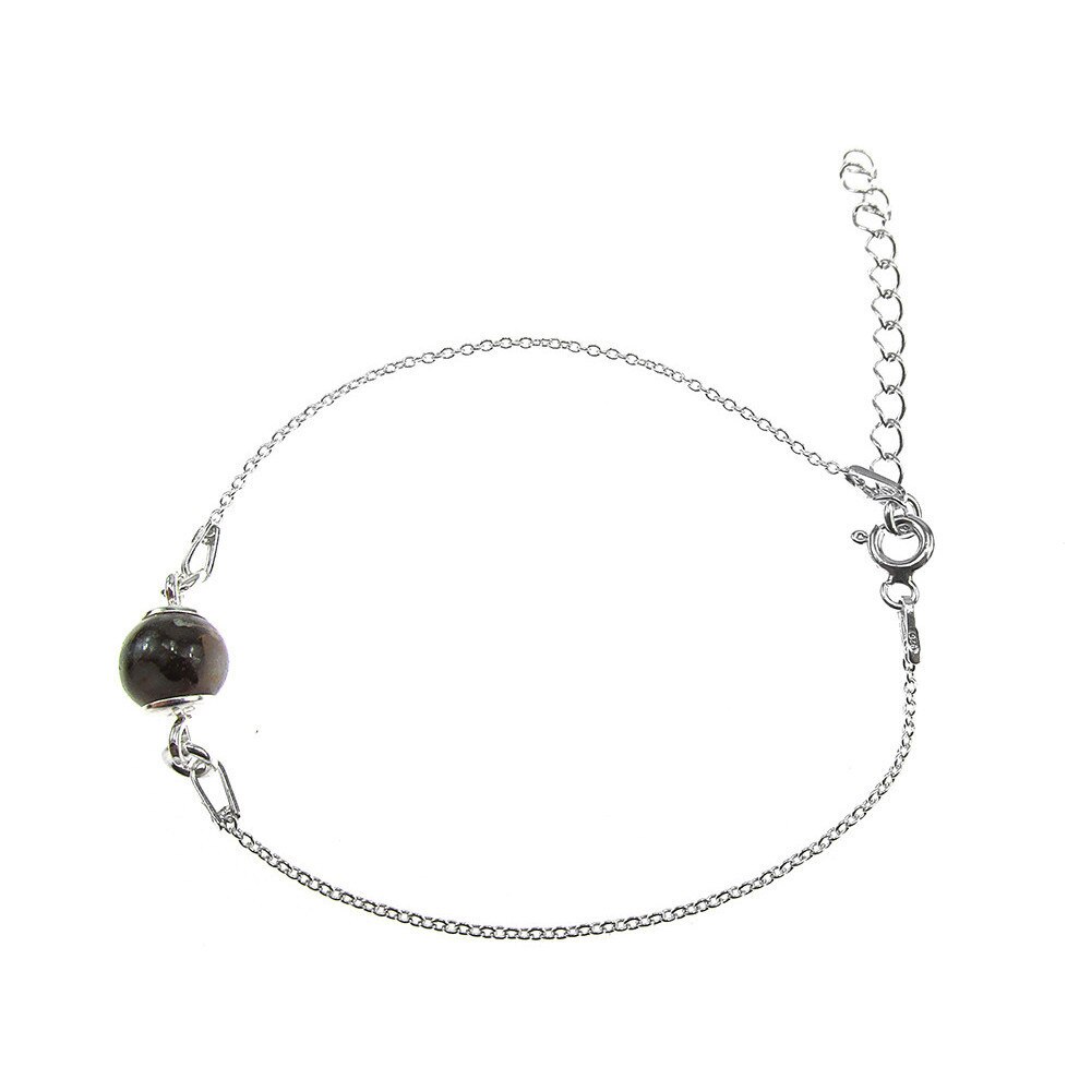Bratara argint cu opal de foc brazilian