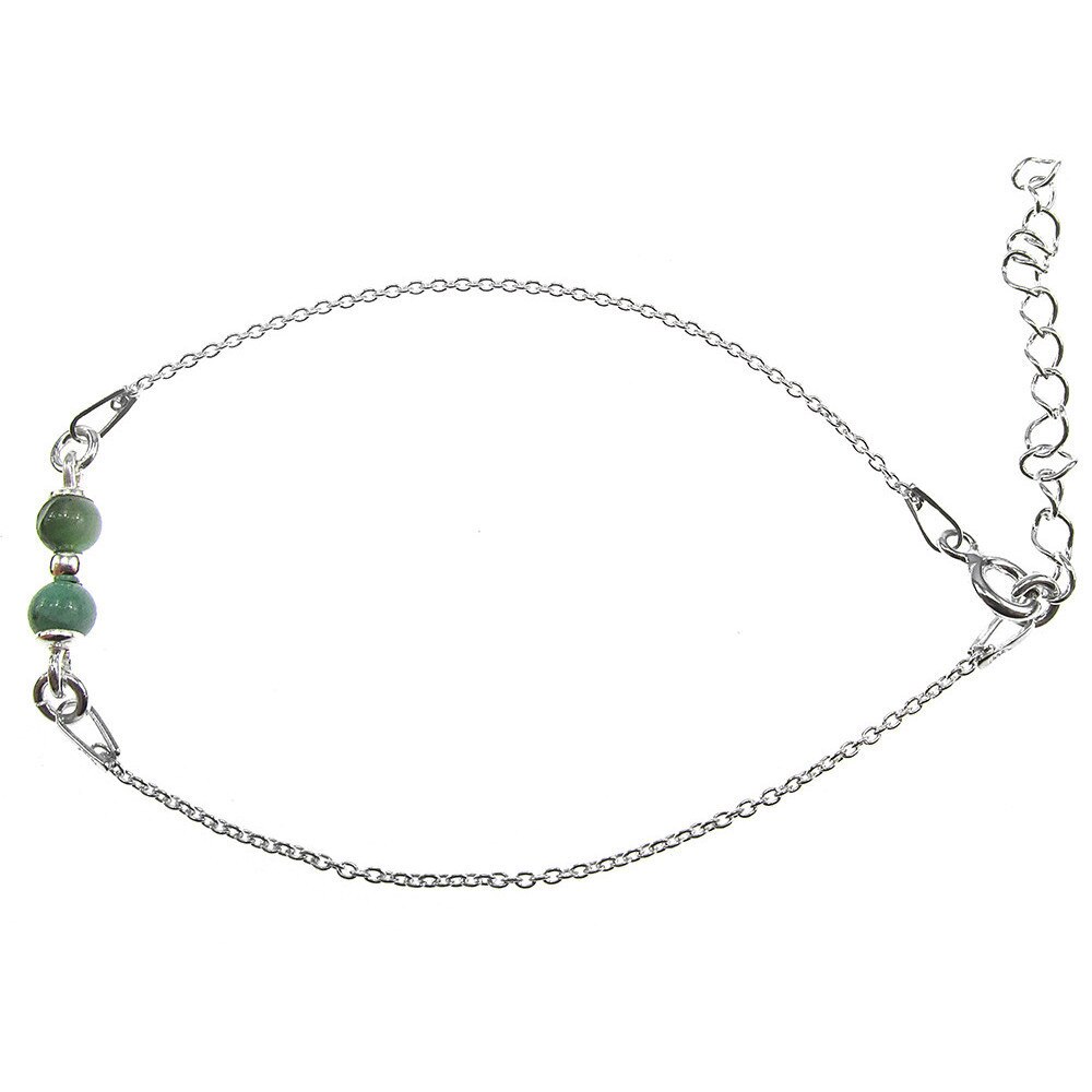 Bratara argint cu smarald natural