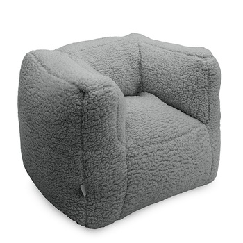 Fotoliu puf relax pentru copii, Jollein Teddy bean bag, 40x46x37 cm, gri Fotoliu puf relax pentru copii, Jollein Teddy bean bag, 40x46x37 cm, gri