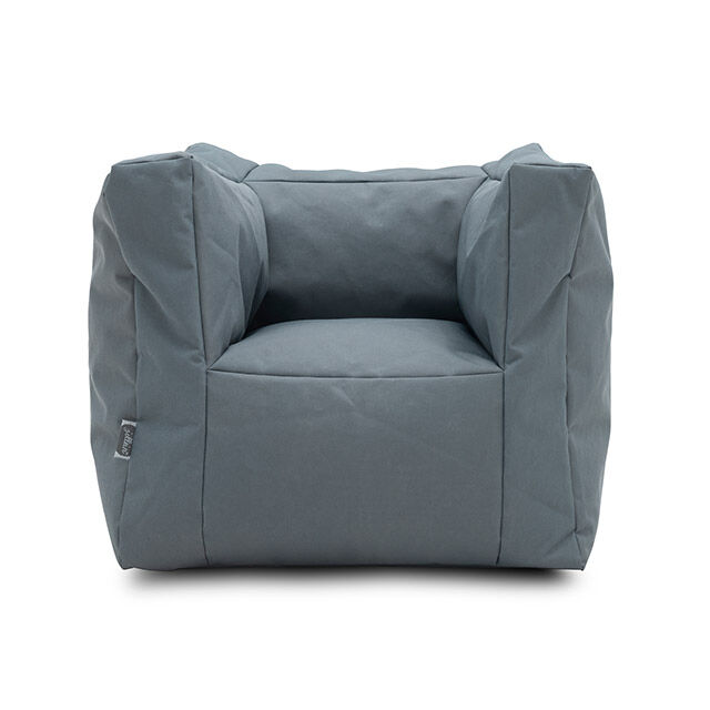Fotoliu puf relax pentru copii, Jollein bean bag, 40x46x37 cm, gri