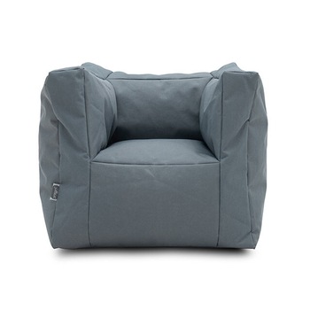 Fotoliu puf relax pentru copii, Jollein bean bag, 40x46x37 cm, gri Fotoliu puf relax pentru copii, Jollein bean bag, 40x46x37 cm, gri