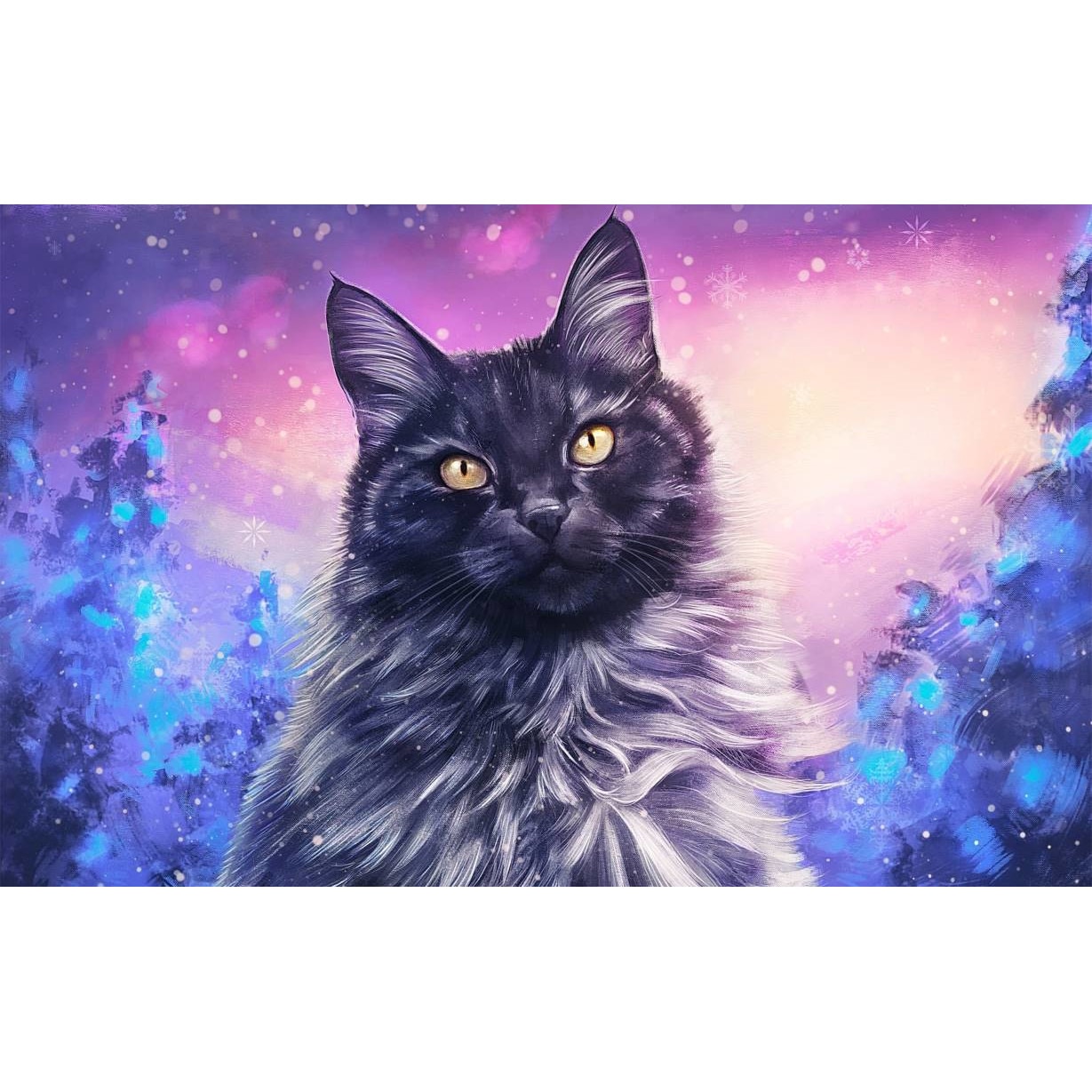 Tablou canvas 90x50 cm, Pisici model 235