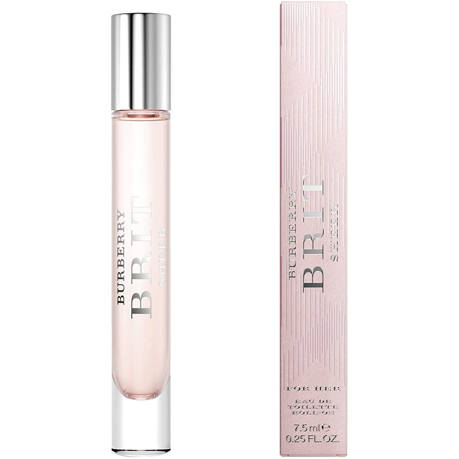 Parfum Roll~on Burberry, Brit Sheer, Pentru ea, Flori de mar, Caprifoi, Grapefruit, Cedru
