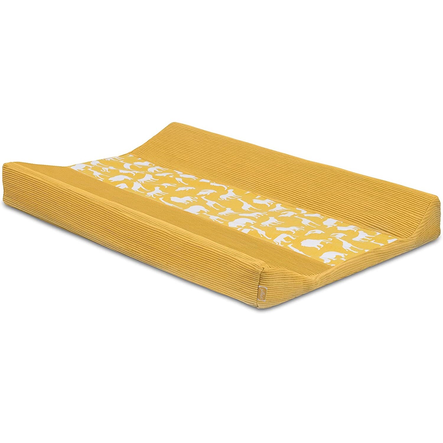 Husa saltea infasat bebe, Jollein Safari, 50x70cm, galben