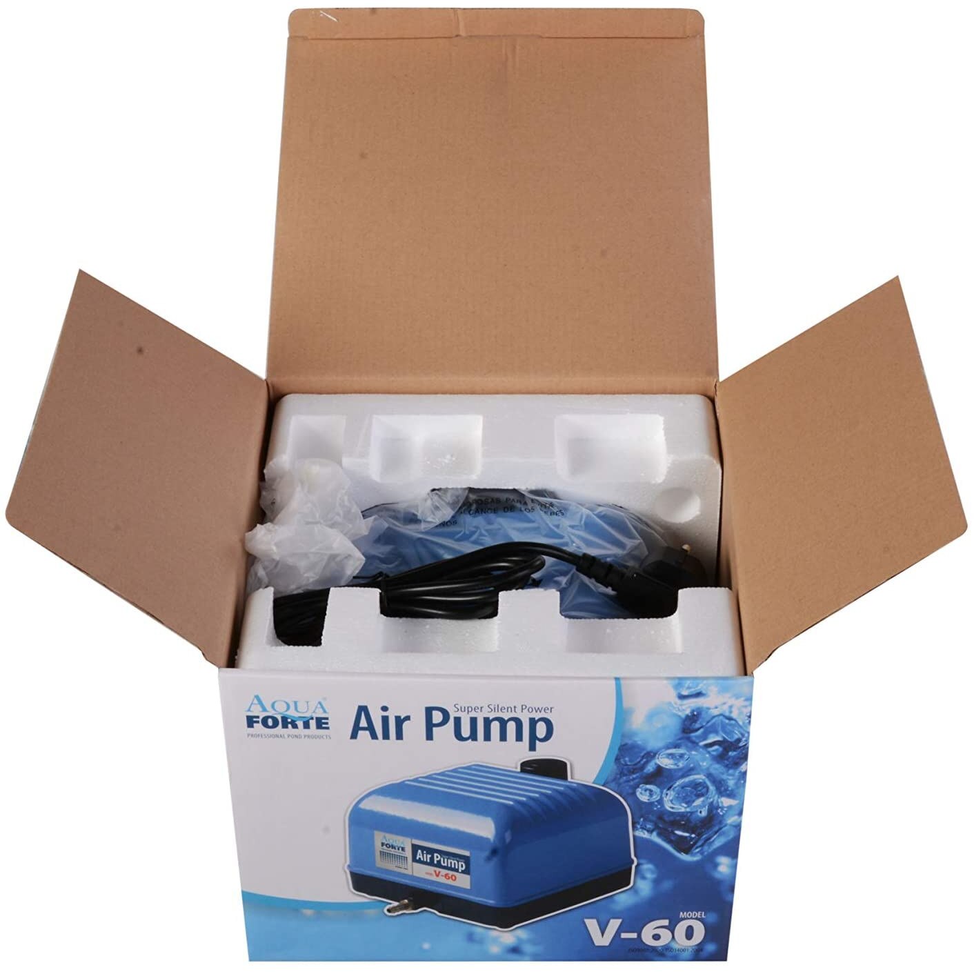 Pompa de aer Aquaforte Hi Flow V Series, V60, Super Silent - eMAG.ro