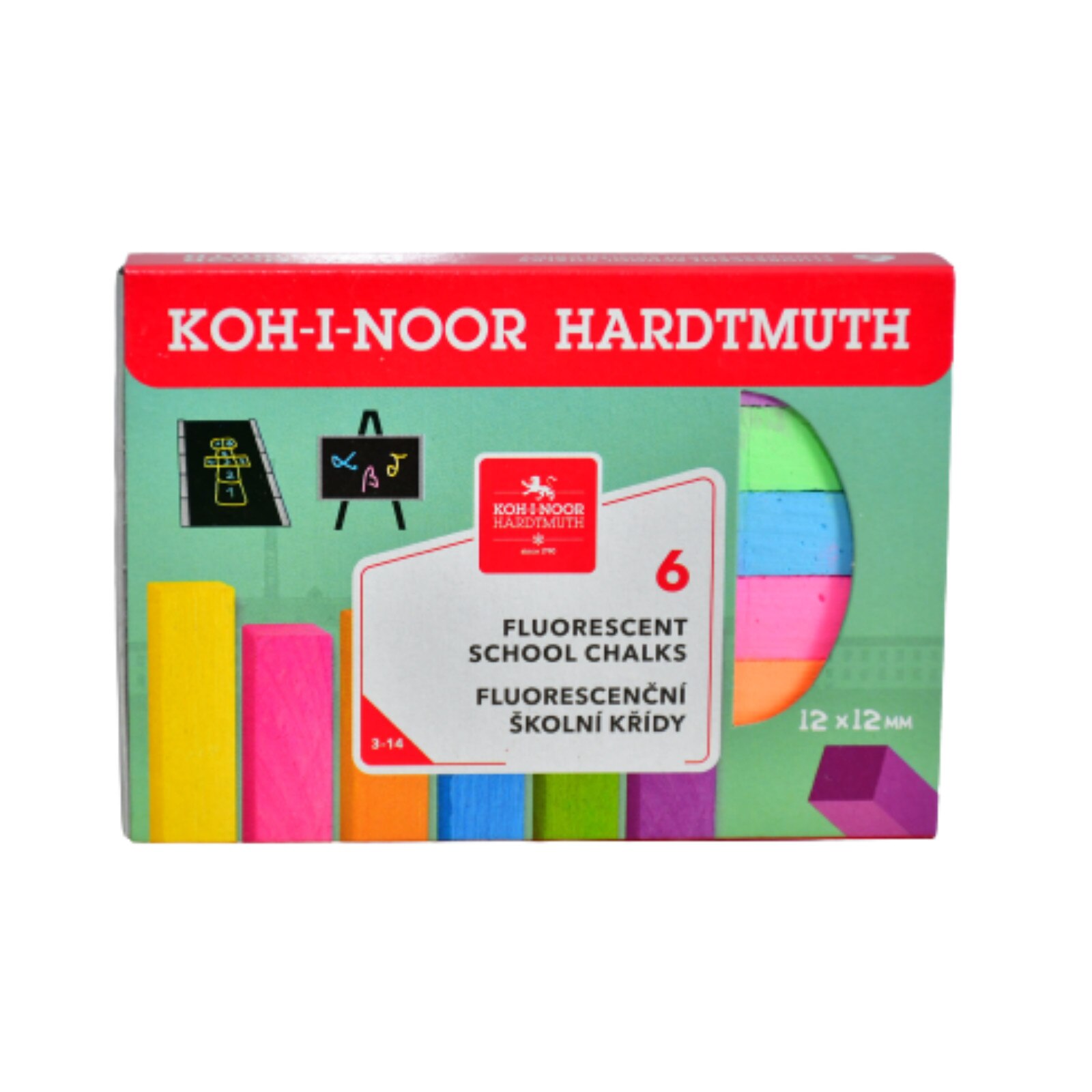 Set 6 bucati creta colorata penru pavaj