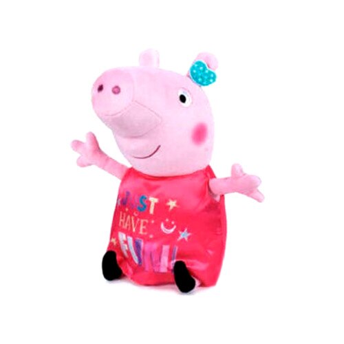 Jucarie de plus, Peppa Pig, Unicorns And Stars - Just Have Fun, Multicolor, 20cm