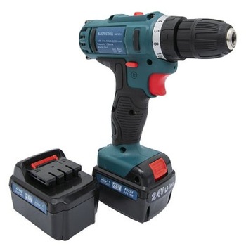 Masina de gaurit cu 2 Acumulatori cu Percutie, Profesionala Altai By Campion 24 V, 18+1, 2200 RPM, 21 Piese si Valiza pentru transport Masina de gaurit cu 2 Acumulatori cu Percutie, Profesionala Altai By Campion 24 V, 18+1, 2200 RPM, 21 Piese si Valiza pentru transport