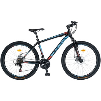 Bicicleta MTB Velors Challange 29-er V2910A, Manete Schimbator Secventiale 21 Viteze, Frane Disc fata/spate, Negru/Rosu/Alb Bicicleta MTB Velors Challange 29-er V2910A, Manete Schimbator Secventiale 21 Viteze, Frane Disc fata/spate, Negru/Rosu/Alb
