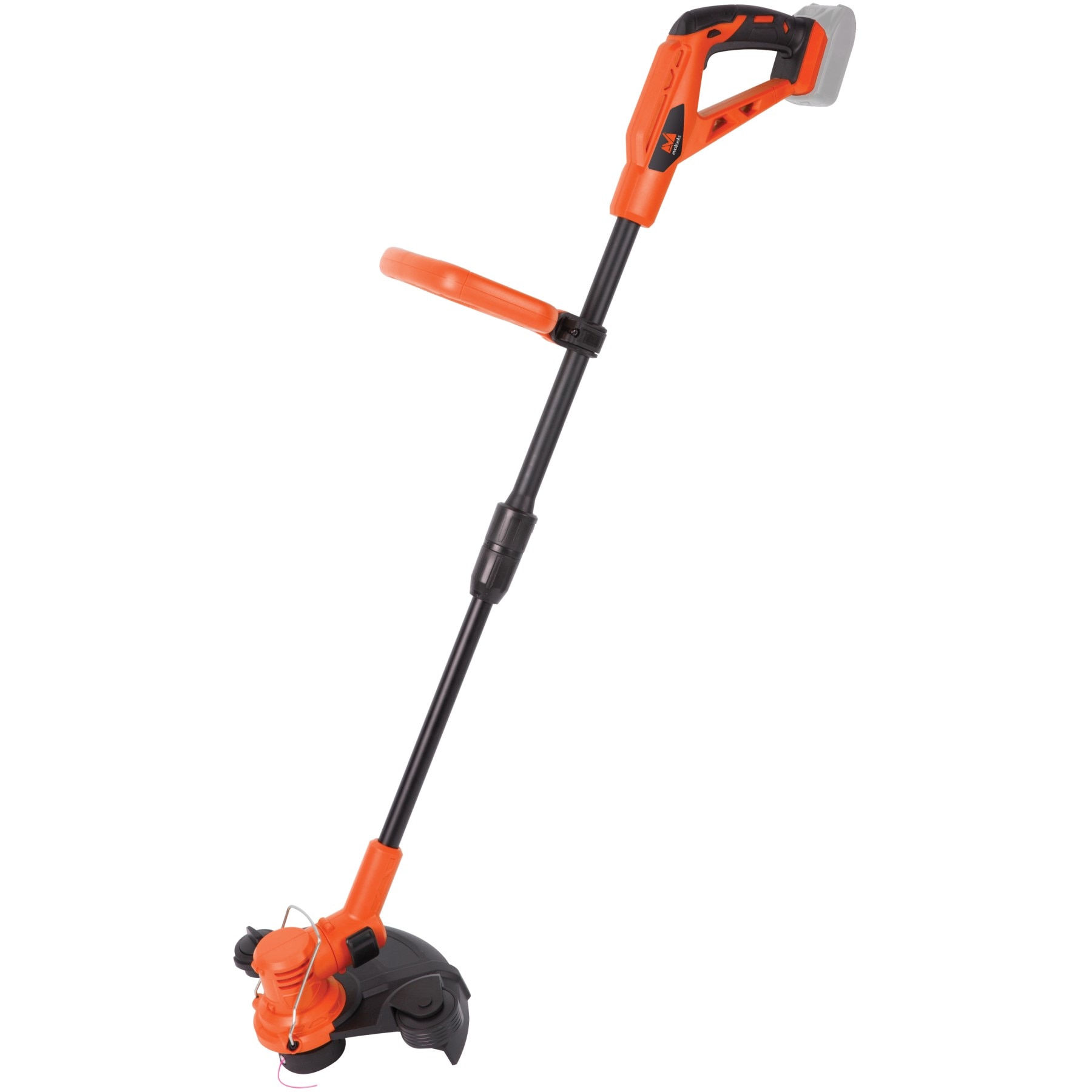 Trimmer EvoTools, fara Acumulator, 4000 mAh, 18V, 7200 rpm, diametru 300mm, fir 1.6 mm, Negru/Portocaliu