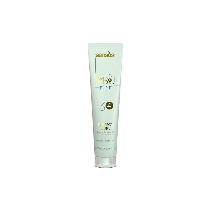 Crema pentru definire bucle, Sensus, Tabu Prep 34 Perfect Curl, 180 ml