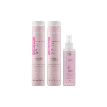 Set pentru nutritia si ingrijirea parului, Sensus, Illumyna Nutri Color, Sampon 250 ml, Masca 250 ml, Lapte protector 125 ml Set pentru nutritia si ingrijirea parului, Sensus, Illumyna Nutri Color, Sampon 250 ml, Masca 250 ml, Lapte protector 125 ml