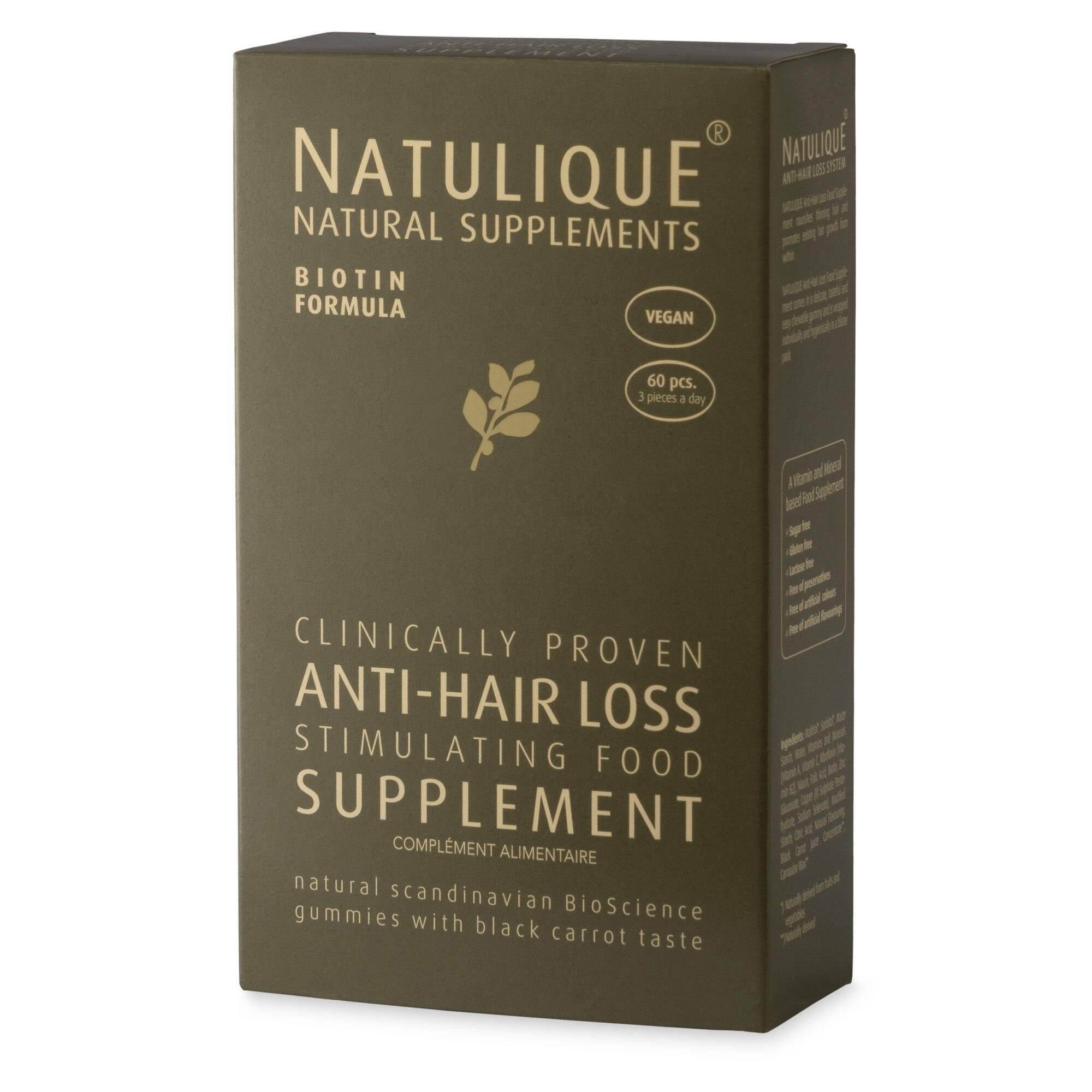 Supliment Natulique pentru stimularea cresterii parului si anti-cadere, 120gr