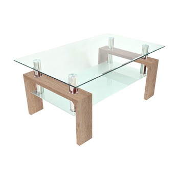 Masuta de cafea 878, stejar canyon , sticla securizata 100 x 60 x 45 cm Masuta de cafea 878, stejar canyon , sticla securizata 100 x 60 x 45 cm