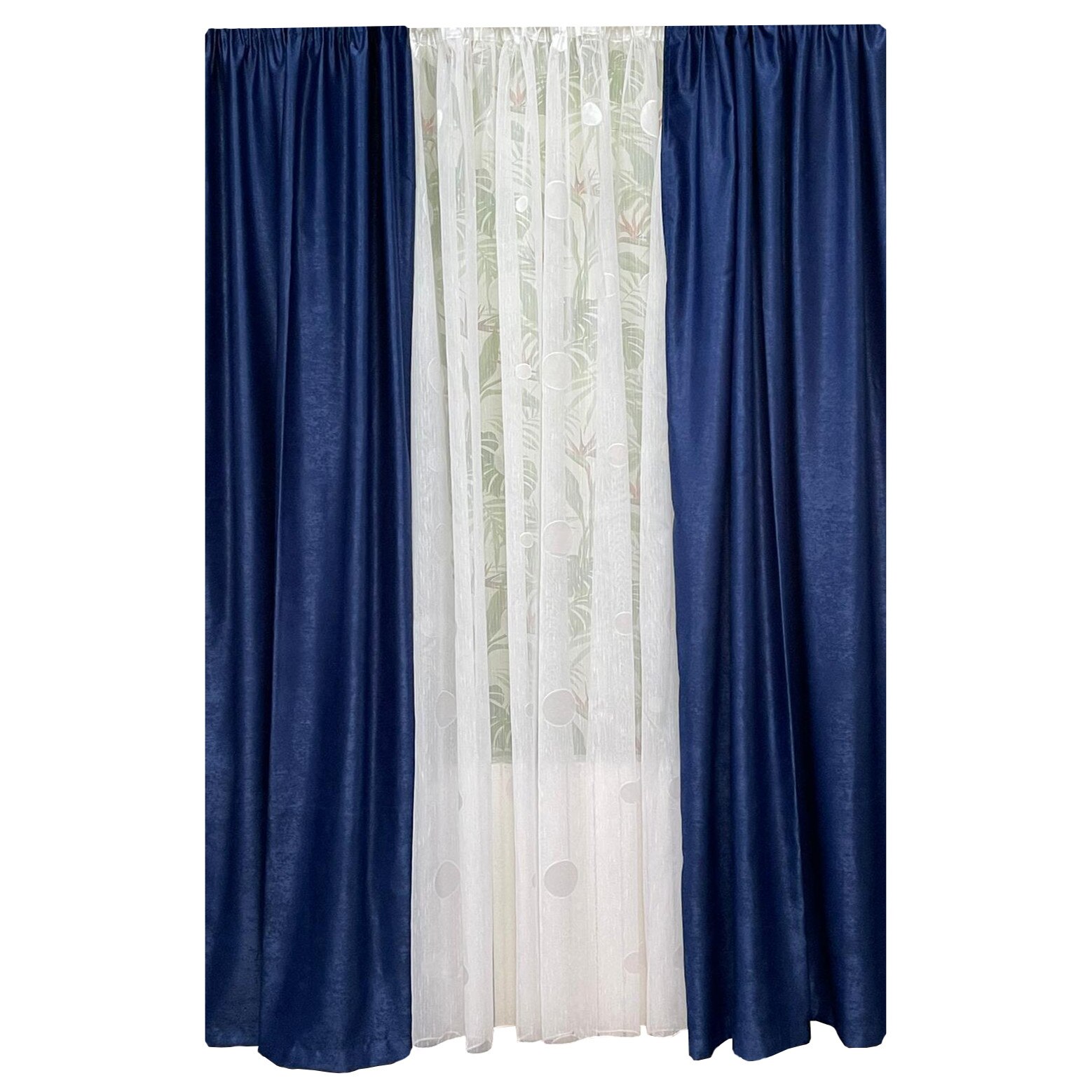 Set doua draperii 140X245cm si perdea 300X245cm by Liz Line-SDP87